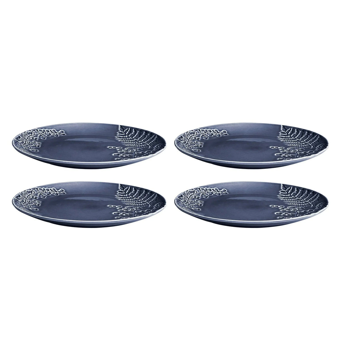 Better Homes & Gardens Ellie Blue Stoneware 12 Piece Dinnerware Set