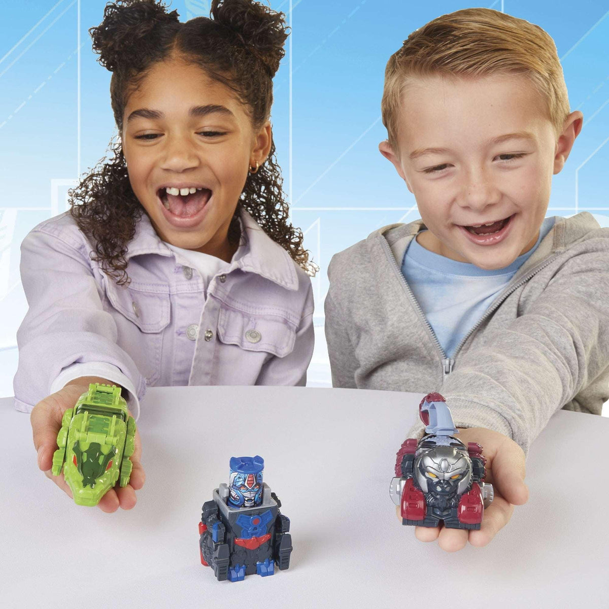 Transformers Swapticons Wild Jungle Mission Action Figures 5-pack, Stocking Stuffers for Kids