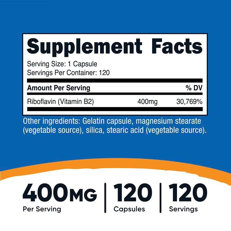 Nutricost, Vitamin B2