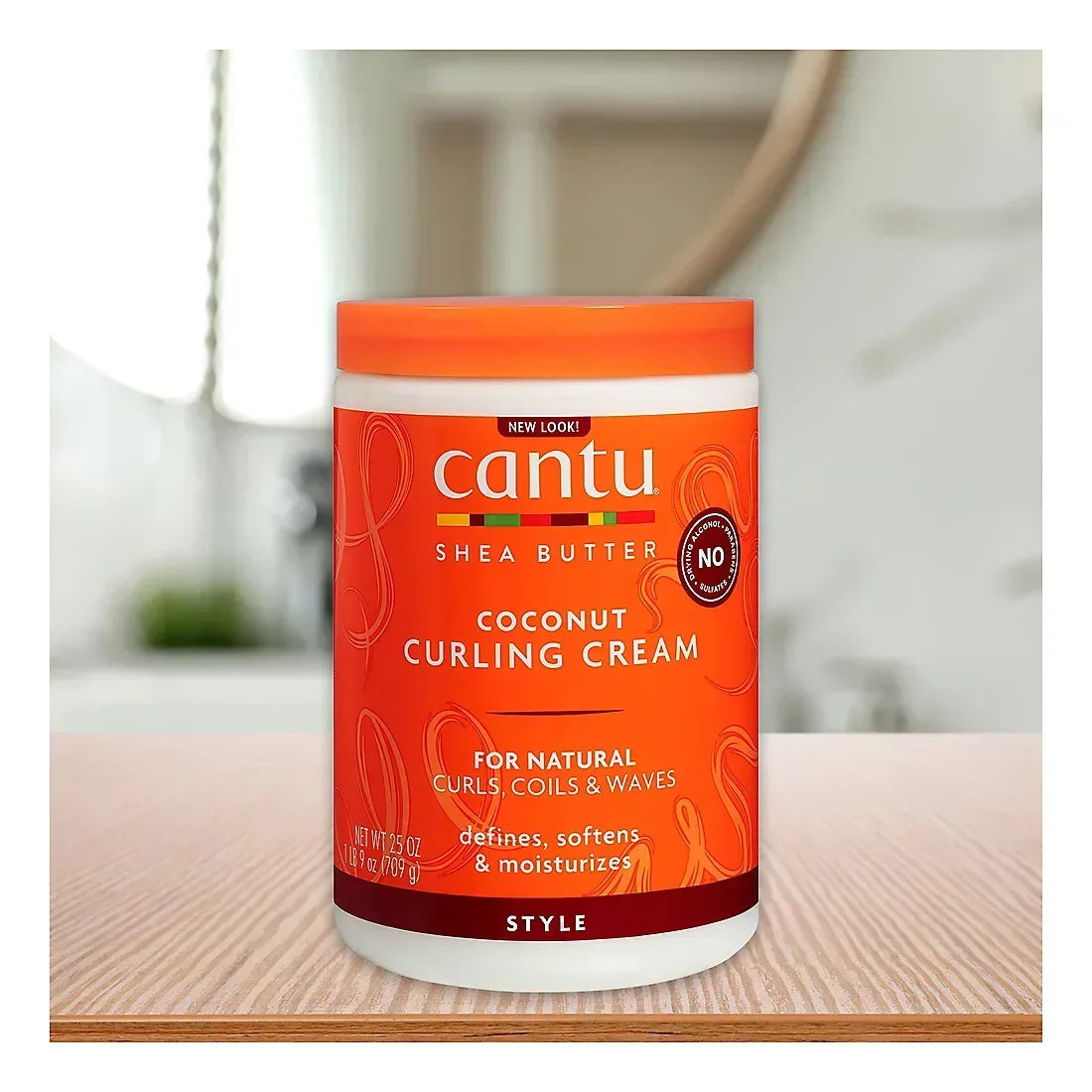 Cantu Shea Butter for Natural Hair Coconut Curling Cream, 25 oz.