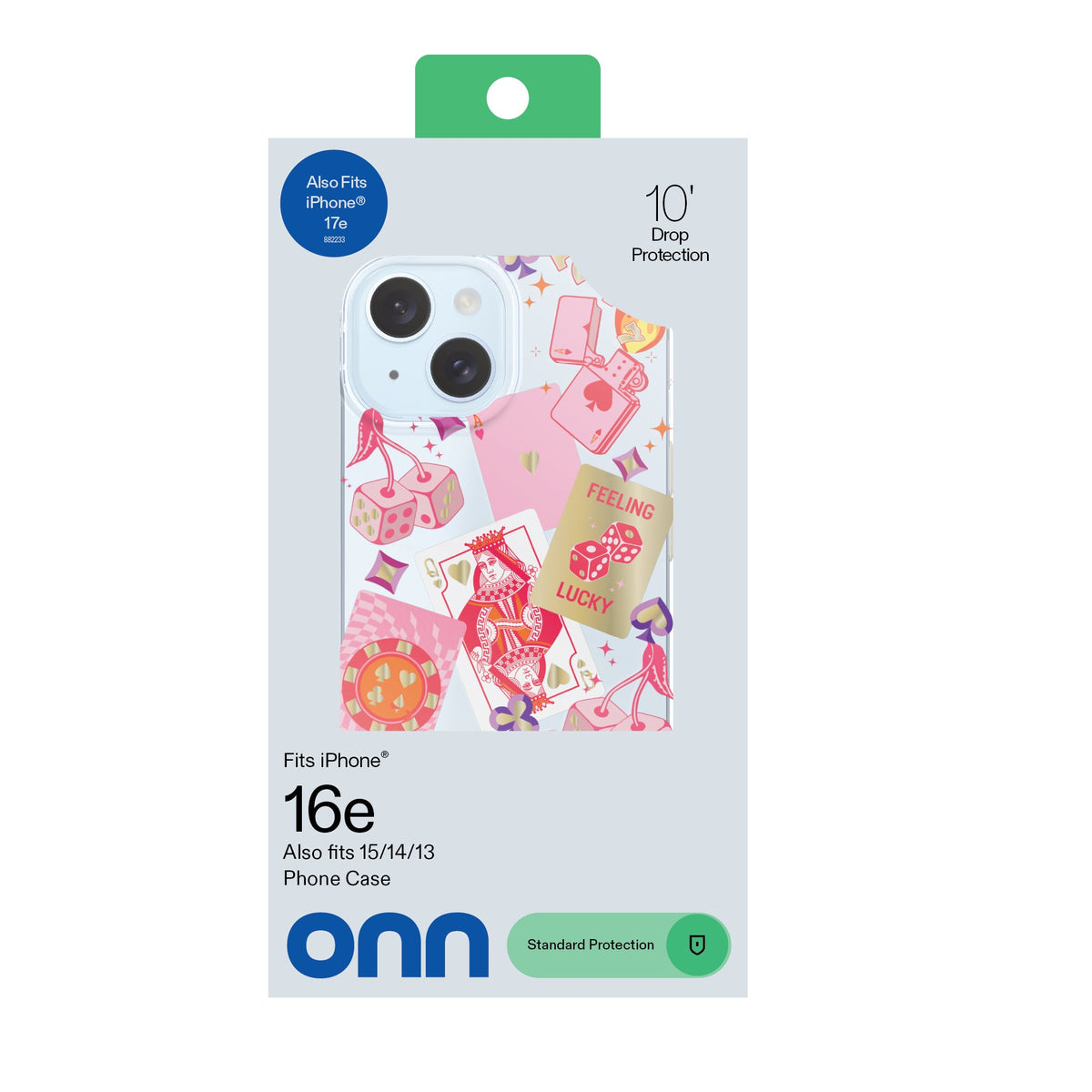 onn Las Vegas Phone Case for iPhone 17e / iPhone 16e / iPhone 15 / iPhone 14 / iPhone 13