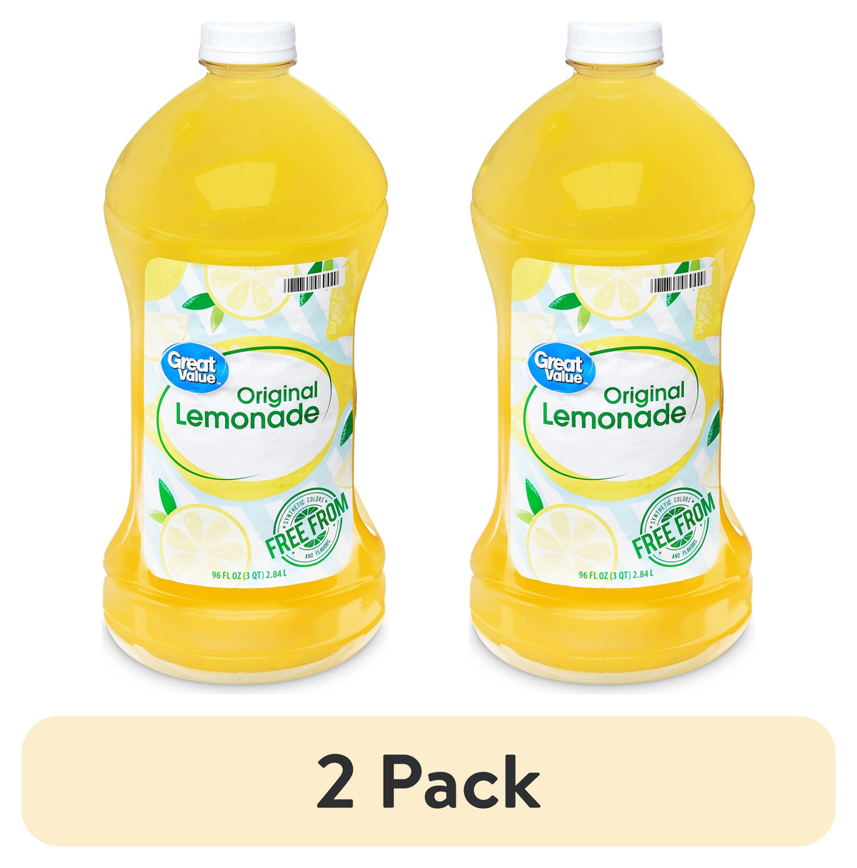 Great Value Original Lemonade, 96 fl oz