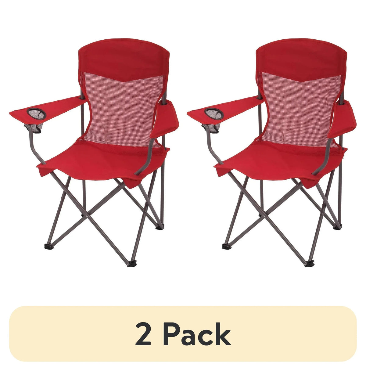 Ozark Trail Basic Mesh Chair Blue, Adult, 32.28in x 20.28in x 37.60in