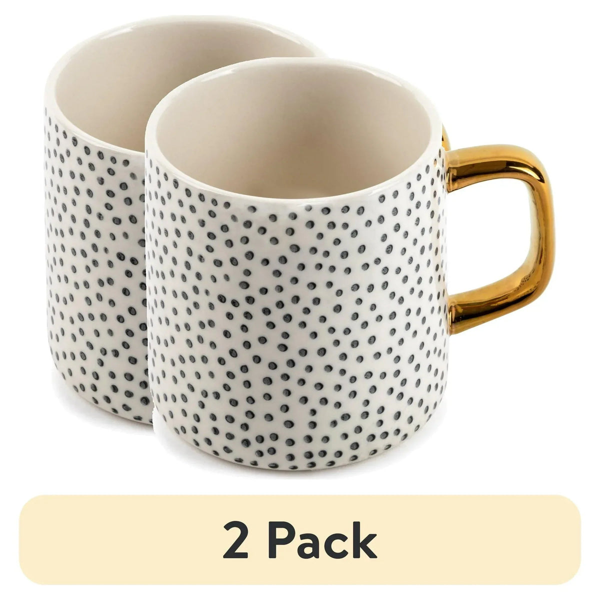 Thyme & Table 14 fl oz Dot Stoneware Mug