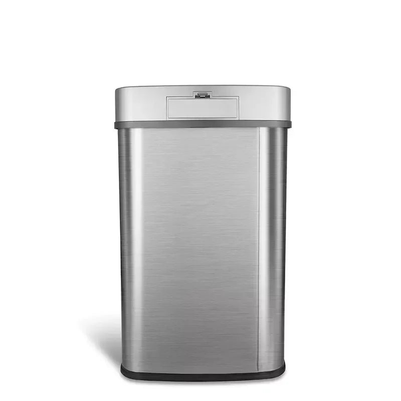 Nine Stars 13.2-Gal. Stainless Steel Sensor Trash Can
