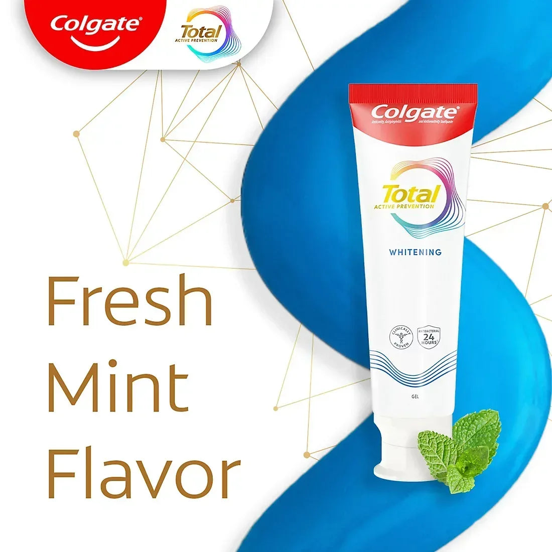 Colgate Total Whitening Gel Toothpaste, 5 pk./6 oz.