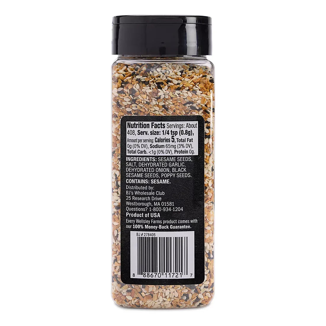 Wellsley Farms Everything Bagel Seasoning, 11.5 oz.