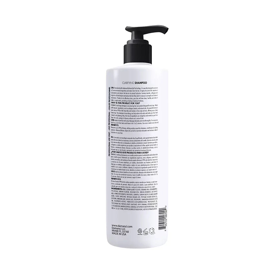 Damanci Clarifying Shampoo, 1 pk./32 oz.