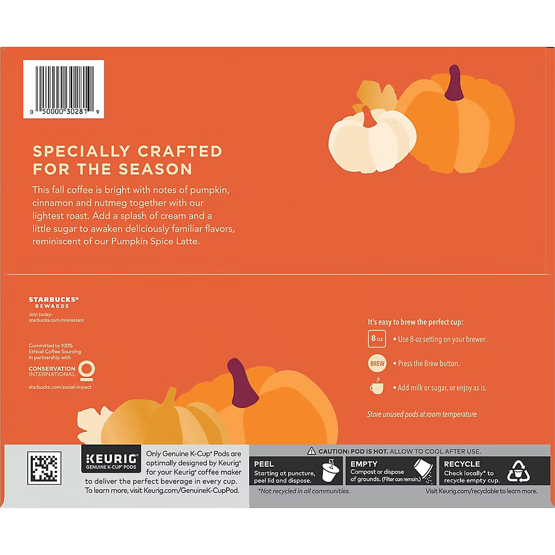 Starbucks Pumpkin Spice K-Cups, 64 ct.