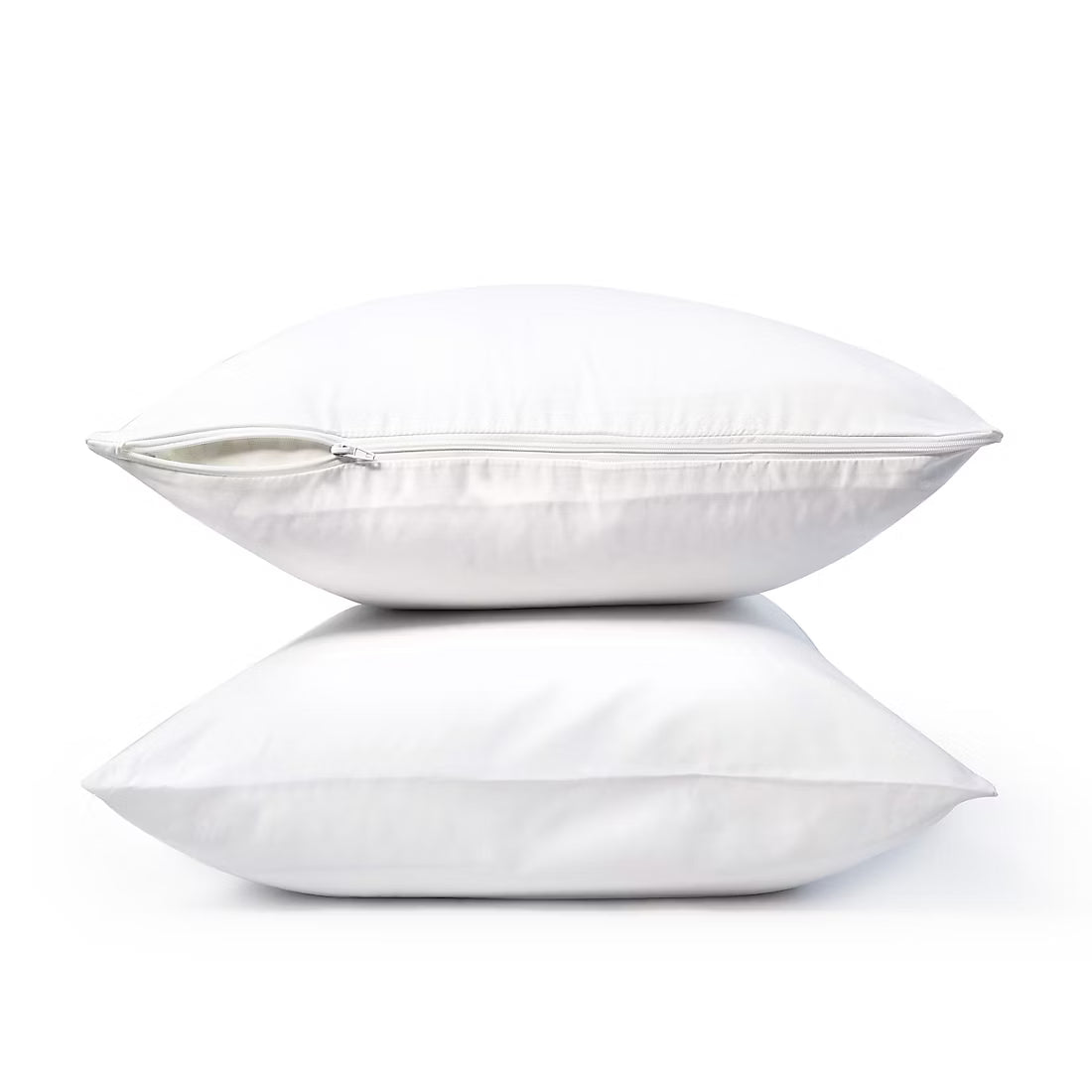 Berkley Jensen Advanced Allergy Zippered Pillow Protector - Standard Queen, 2 pk.