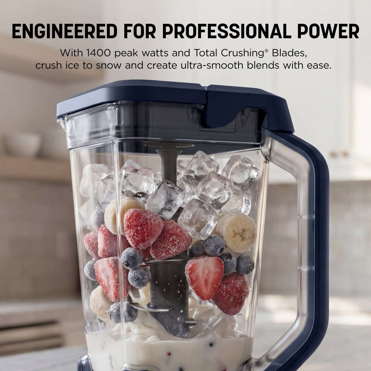 Ninja Professional Plus DUO 72-Oz Blender, Smoothies, Ice Crush, 2 Auto-iQ Preset Programs, 4 Speeds, 1400PW, BN750