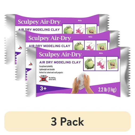 Sculpey Air Dry Modeling Clay 2.2 lbs White
