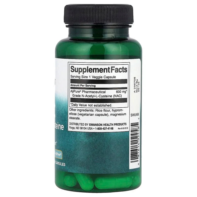 Swanson, NAC, 600 mg