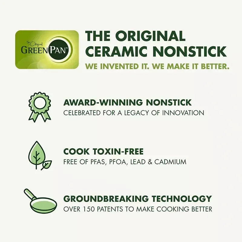 GreenPan Rio 10-Pc. Cookware Set - Taupe
