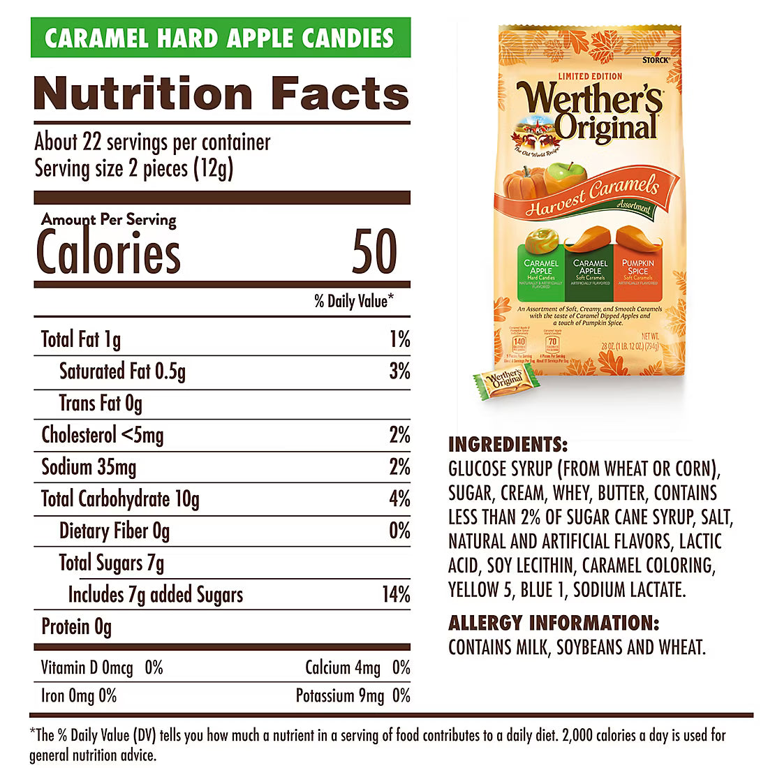 Werther's Limited Edition Harvest Caramel Assortment, 28 oz.