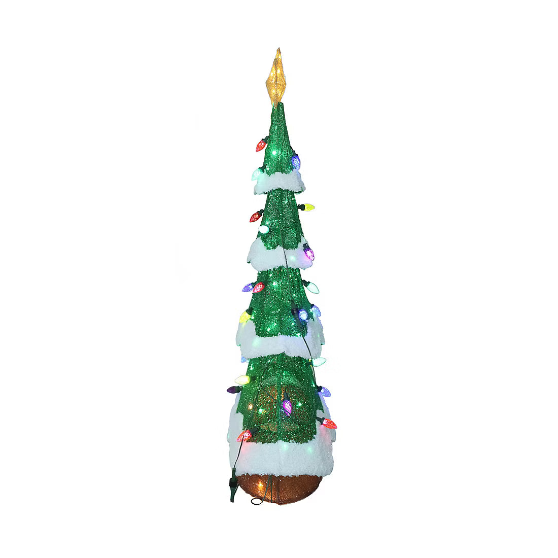 Berkley Jensen 48" Glitter Mesh Classic Tree