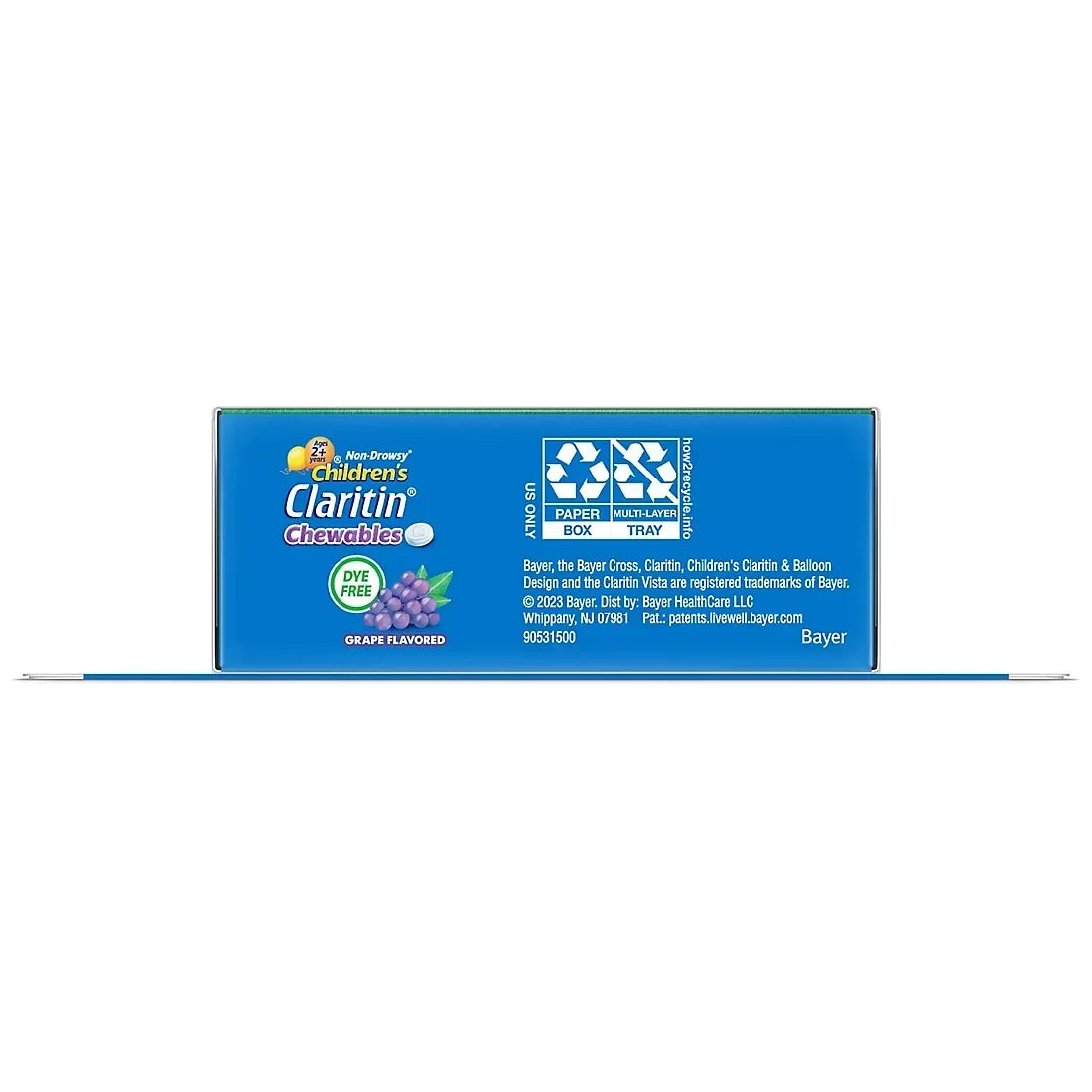 Claritin Children's 24 Hour Chewables, Grape Flavor, 5mg Tablets, 80 ct.