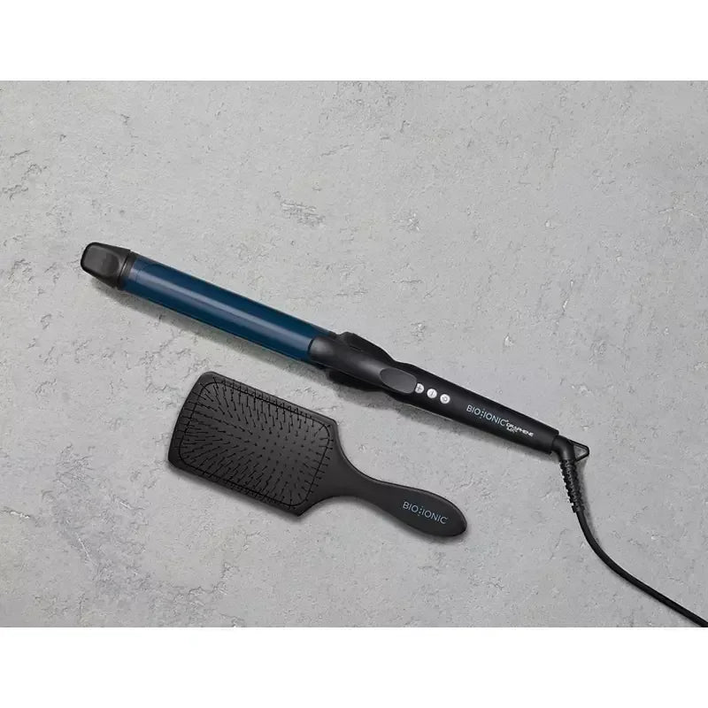 Bio Ionic Graphene MX Long Barrel Curling Iron 1.25" with Brush