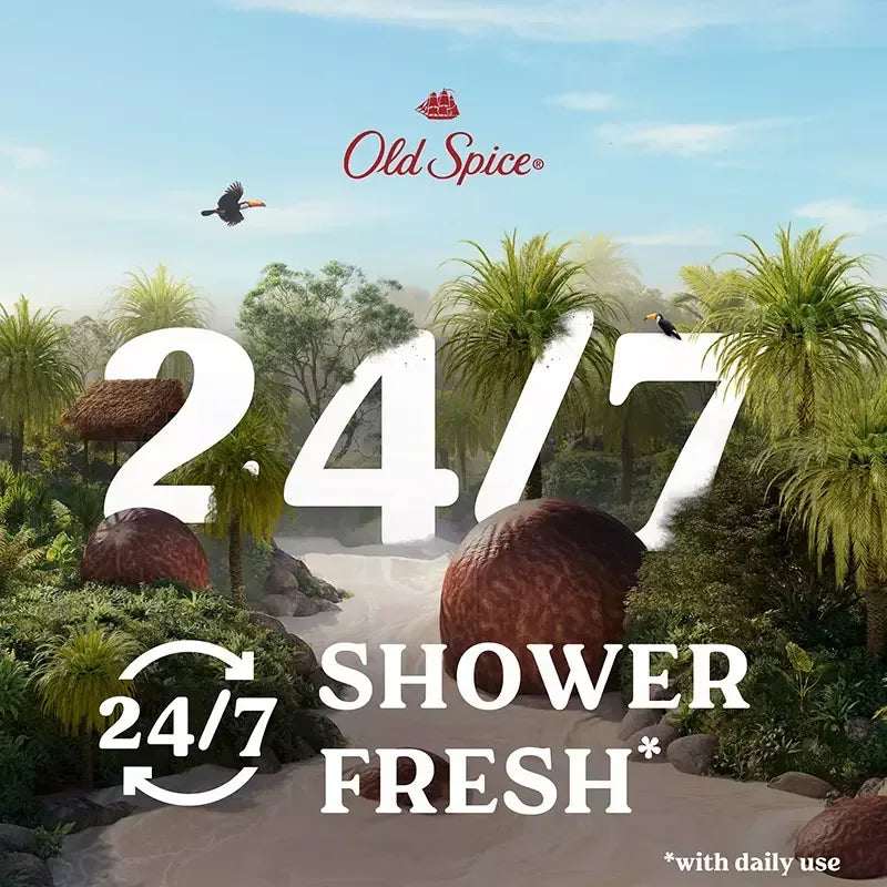Old Spice Body Wash Variety Triple Pack for Men, Fiji, Moisturize, Deep Sea, 3 pk./18 oz.