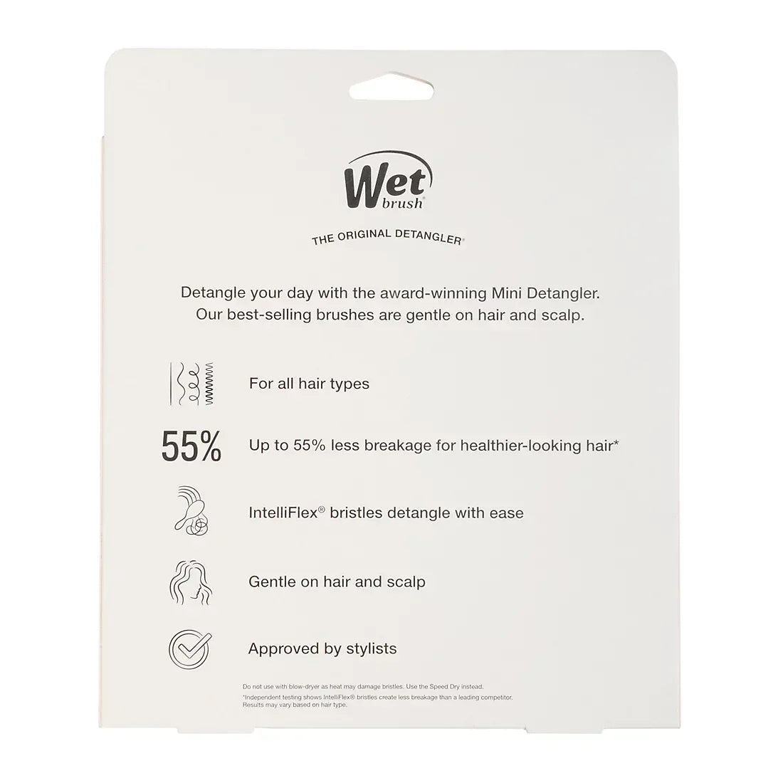 Wet Brush Iridescence Icon Mini Detangler Brush, 3 ct.