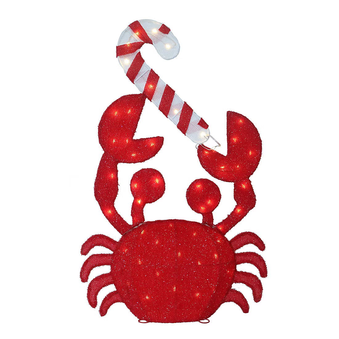 Berkley Jensen 32" Mesh Crab With Candy Cane