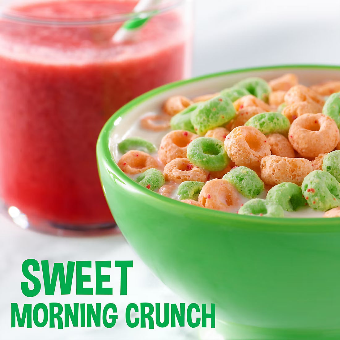 Kellogg's Apple Jacks Cereal, Good Source of Fiber, 2 pk./18.25 oz.