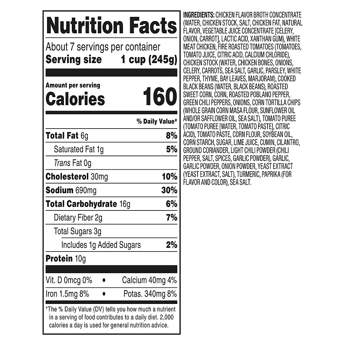 Wellsley Farms Chicken Tortilla Soup With White Meat Chicken, 2 pk./32 oz.