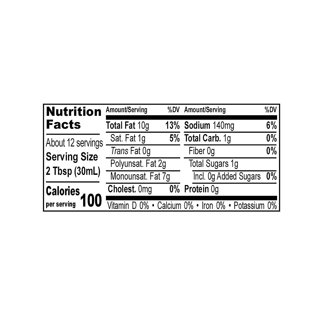 Chosen Foods Zesty Italian Dressing and Marinade, 100% Pure Avocado Oil, Bottle, 12 oz.