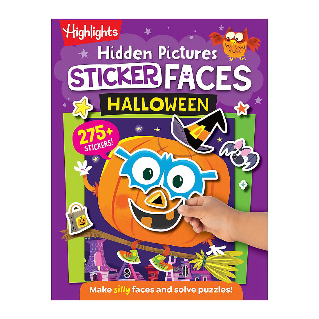 Hidden Pictures Sticker Faces: Halloween: Halloween Crafts Activity Book with Pumpkin Faces and Over 200 Silly Make-A-Face Stic