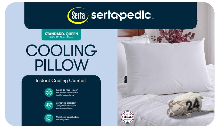 Serta Cooling Pillow - 2 Pack