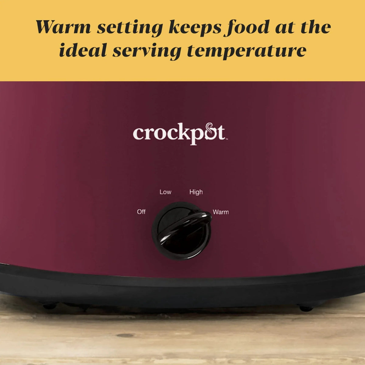 Crock-Pot Manual 8-Quart Slow Cooker, Rhubarb