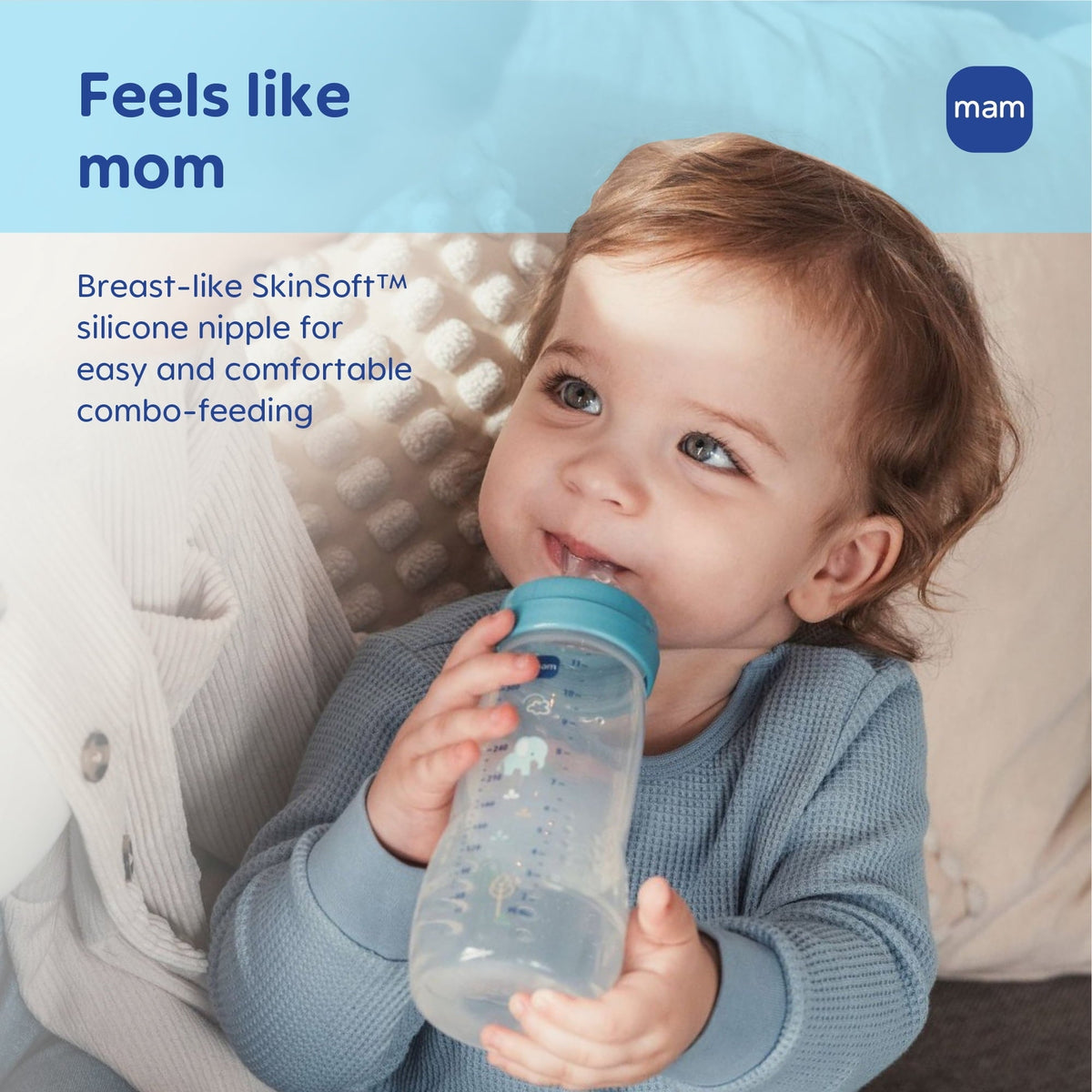 (3 pack) MAM Easy Active 11oz Bottle, 2 Pk, Unisex