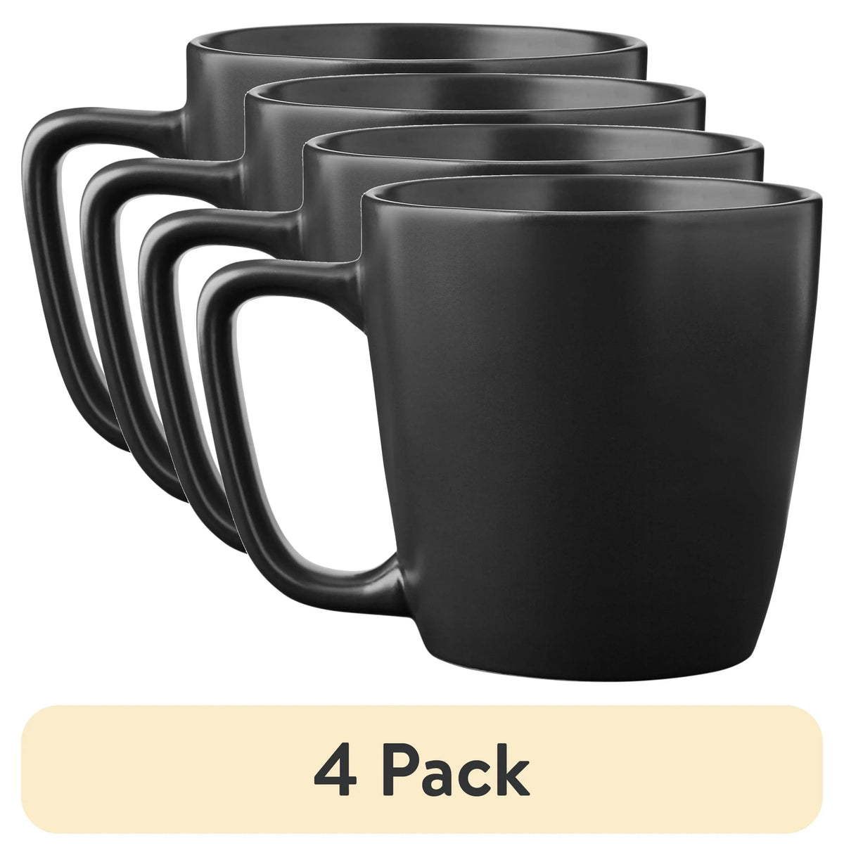 Mainstays Alessandra 14oz Solid Matte Black Stoneware Mug