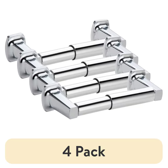 Mainstays Chrome Wall Mount Toilet Paper Holder with Hardware