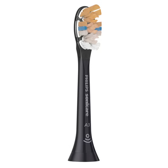 Philips Sonicare A3 All-in-One Replacement Electric Toothbrush Heads, Soft Bristle, Plaque Removal, Whitening and Gum Care, 6-pack
