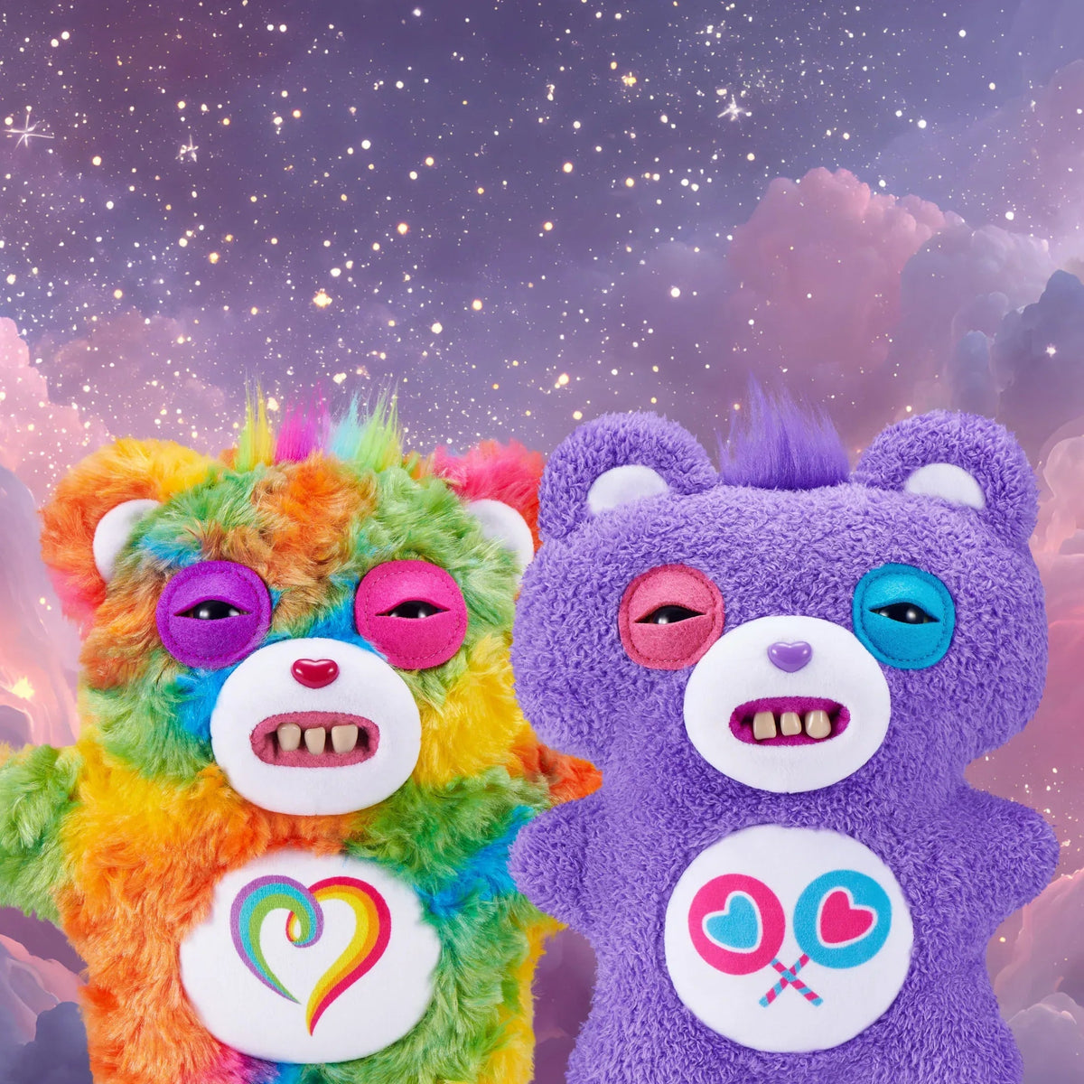 Fuggler Care Bears 9 inch (Togetherness Bear), Funny Ugly Monster Stuffed Animal Toy by ZURU