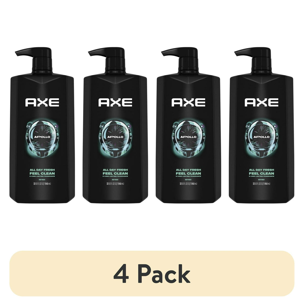 Axe Apollo Refreshing Daily Use Men's Body Wash, Sage and Cedarwood, 32 fl oz