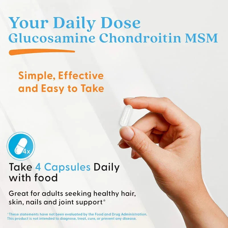 Doctor's Best, Glucosamine Chondroitin MSM, Veggie Capsules
