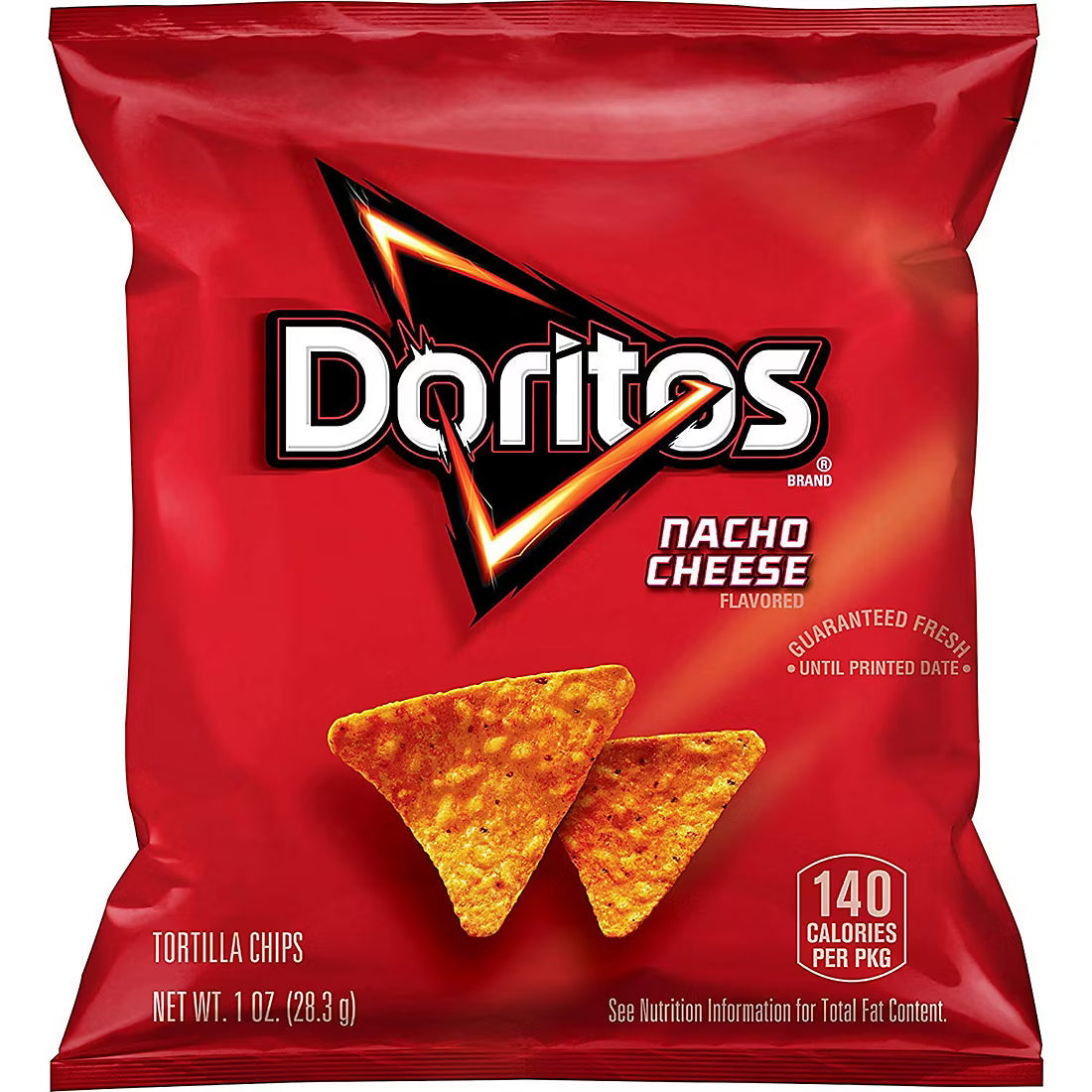 Doritos Nacho Cheese Chips, 50 pk.