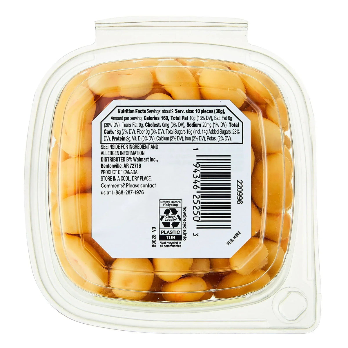 bettergoods Peach Flavored Yogurt Covered Cashews, 9.5 oz