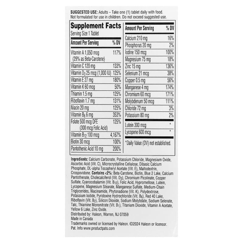 Centrum, Silver Men 50+, Complete Multivitamin, 100 Tablets