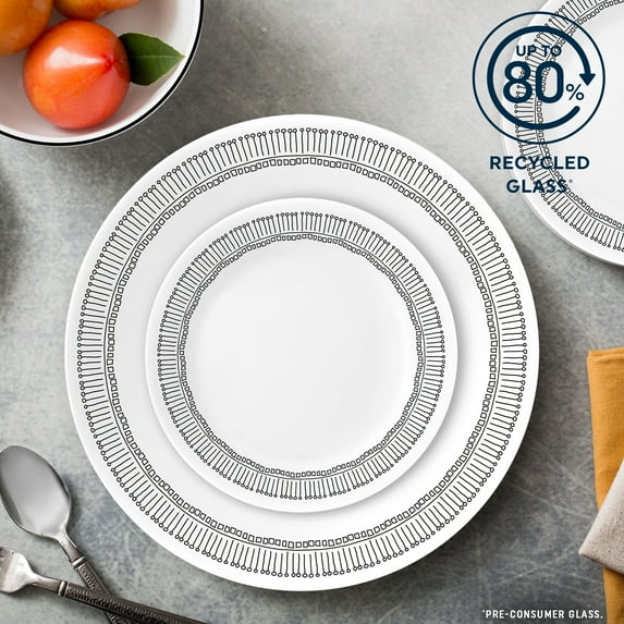 Corelle Nakia 12-Piece Glass Dinnerware Set (Service for 4)