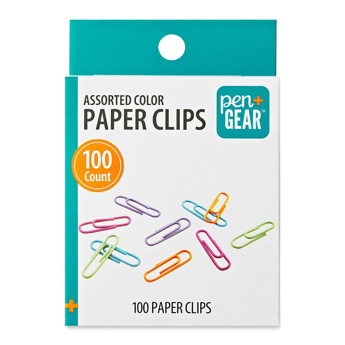 (6 pack) Pen+Gear Paper Clips, Assorted Colors, 100 Count