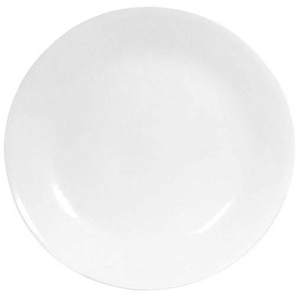 (2 pack) Corelle Winter Frost White Round Dinner Plate, 10.25"