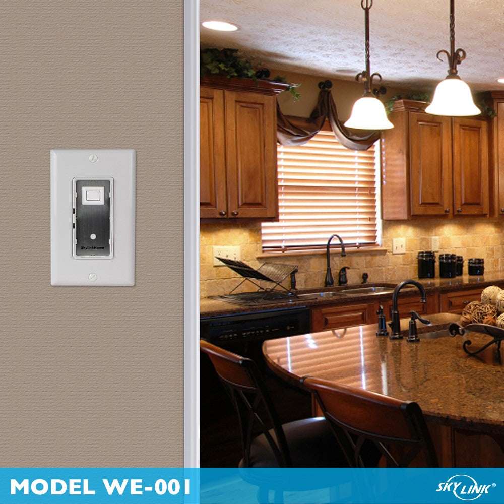 SkylinkHome Wall Switch with Snap-On Remote (WE-318)