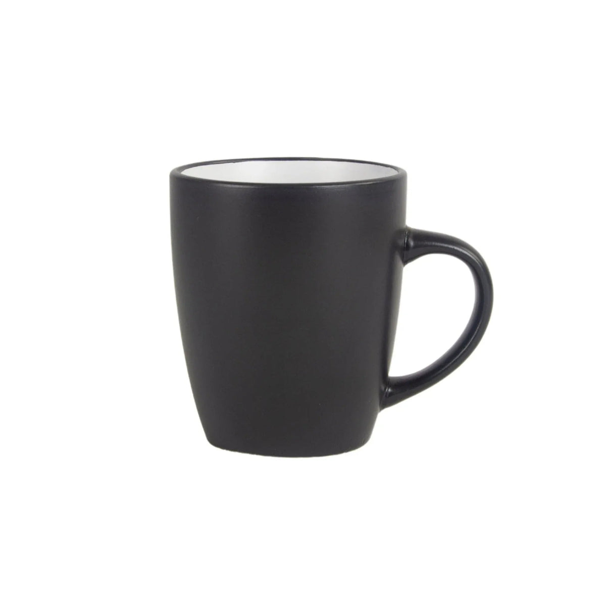 10 Strawberry Street 16-Piece Two Tone Coupe Dinnerware Set - Black/White