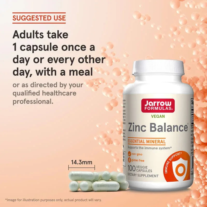 Jarrow Formulas, Vegan Zinc Balance, 100 Veggie Capsules