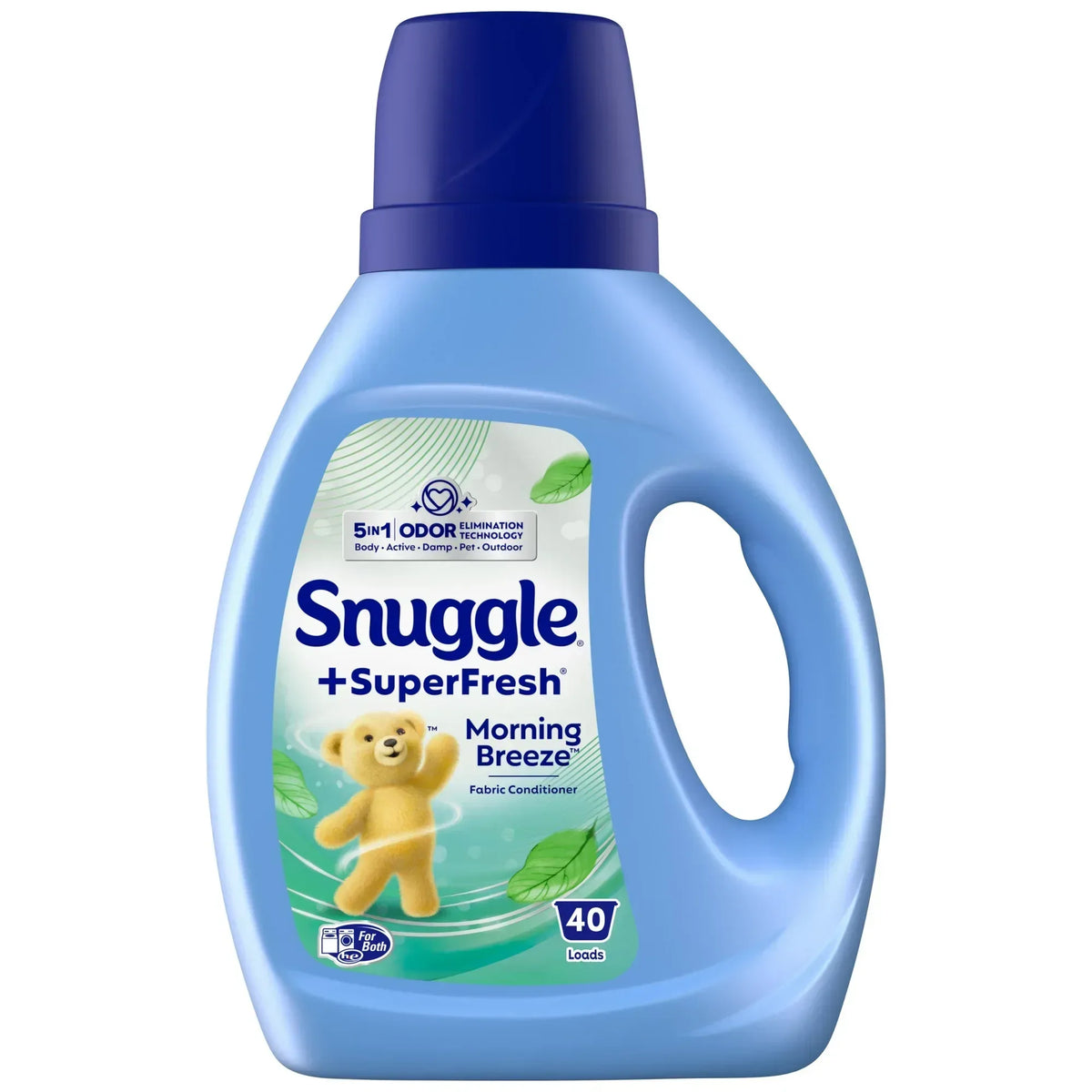 Snuggle SuperFresh Liquid Fabric Softener with Odor Eliminating Technology, Morning Breeze, 35.7 oz, 40 Loads
