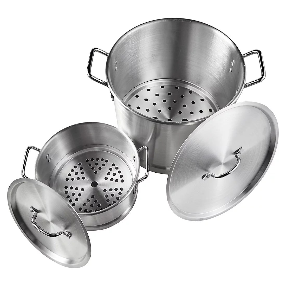 Imusa 2-Pc. Tamales Aluminum Steamer Set