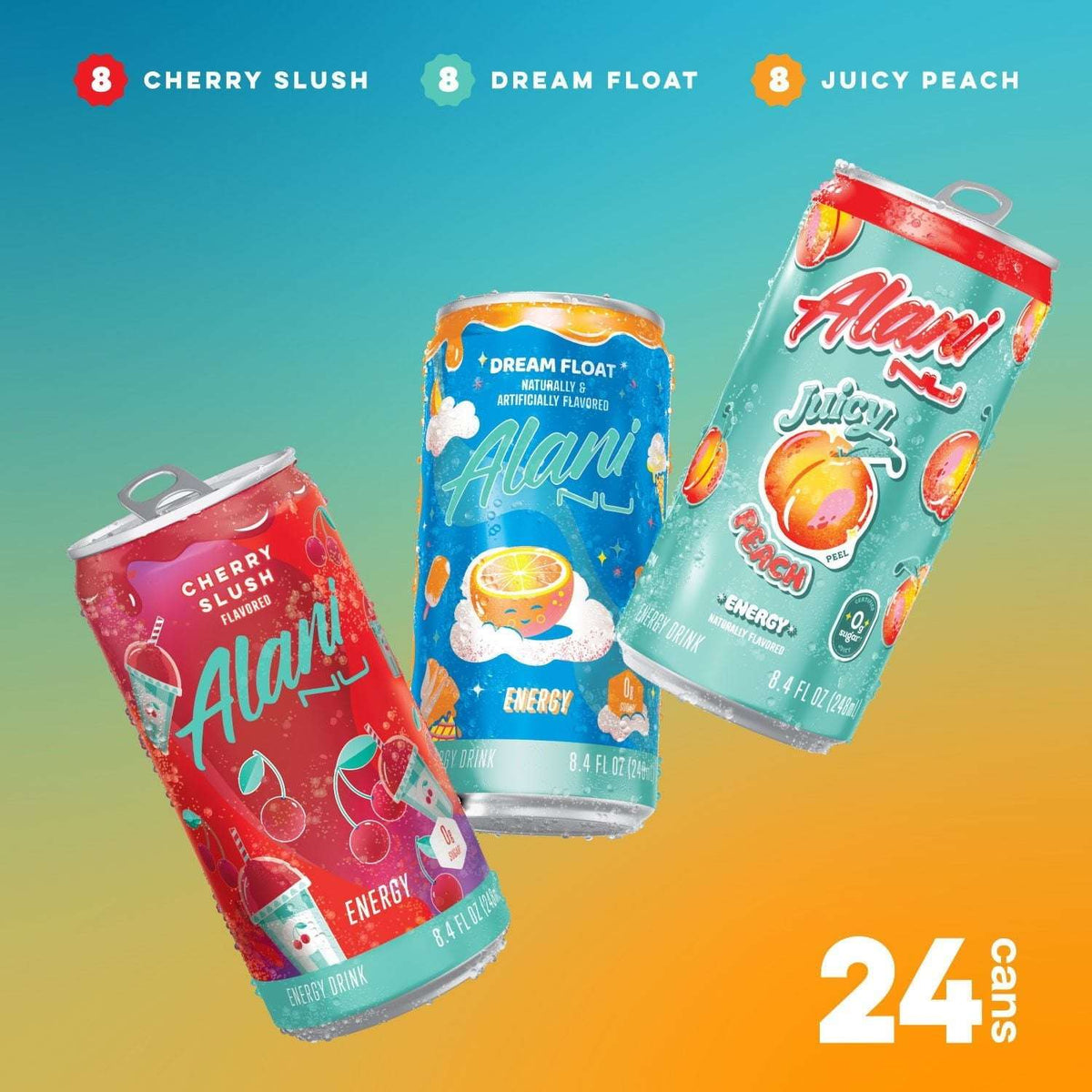 Alani Nu Mini Energy Variety Pack 8.4 fl. oz., 24 pk.
